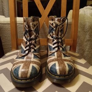 Dr. Marten Union Jack 1460's. Women size US 10.